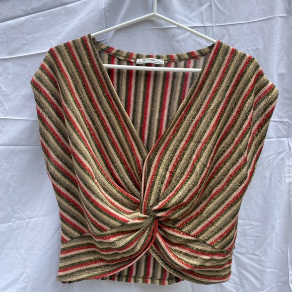 Zara metallic knit top - Picture 1 of 2